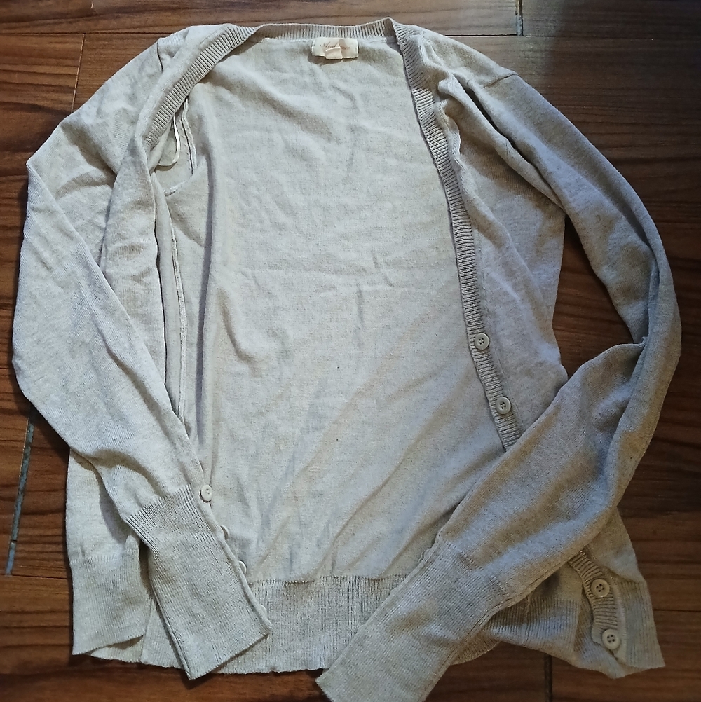 Ambiance Soft Gray Knit Sweater